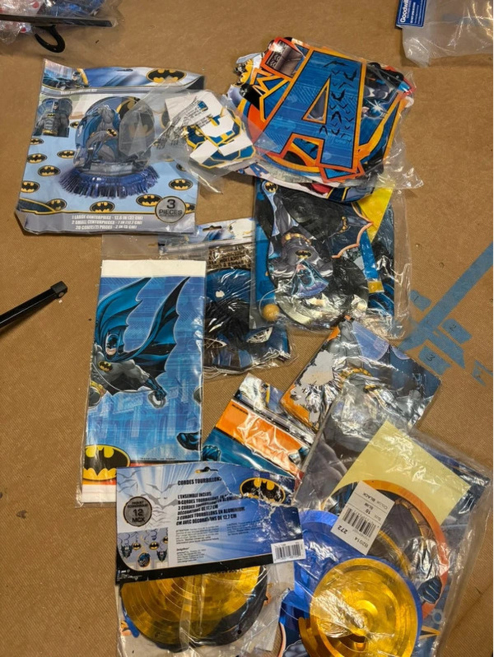 Older Batman Party Decorations